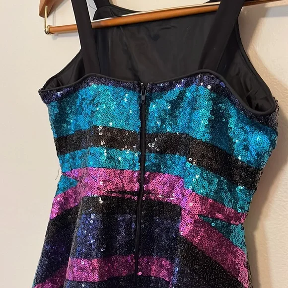 Rare Editions sequin dress size 12 - Picture 5 of 7